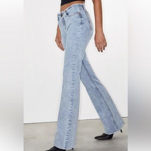 NWT Motel Rocks Frayed Liw Rise Jeans